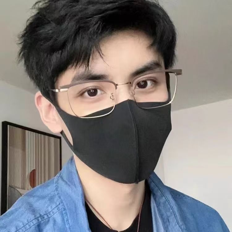 文艺半框眼镜男款近视斯文败类大脸超轻眼睛框男女防蓝光可配度数