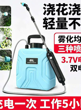 电动喷雾器小型消毒家用浇花水神器农用喷壶高压农药喷洒器打药机