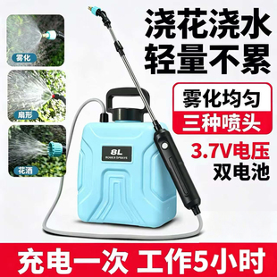 电动喷雾器小型消毒家用浇花水神器农用喷壶高压农药喷洒器打药机