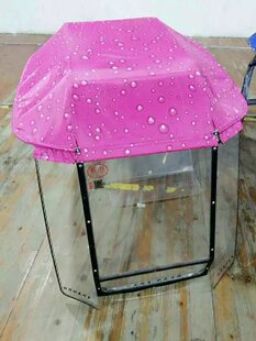 电动车遮阳伞雨棚 遮雨电瓶车雨篷 挡风透明防寒摩托踏板车