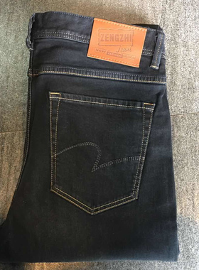 增致牛仔男裤秋冬款增致男装弹力牛仔小直筒裤19801