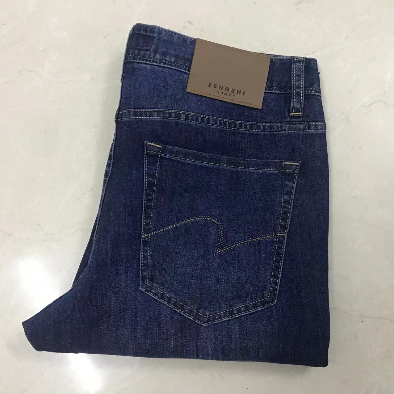 增致牛仔长裤水洗夏季冰氧吧