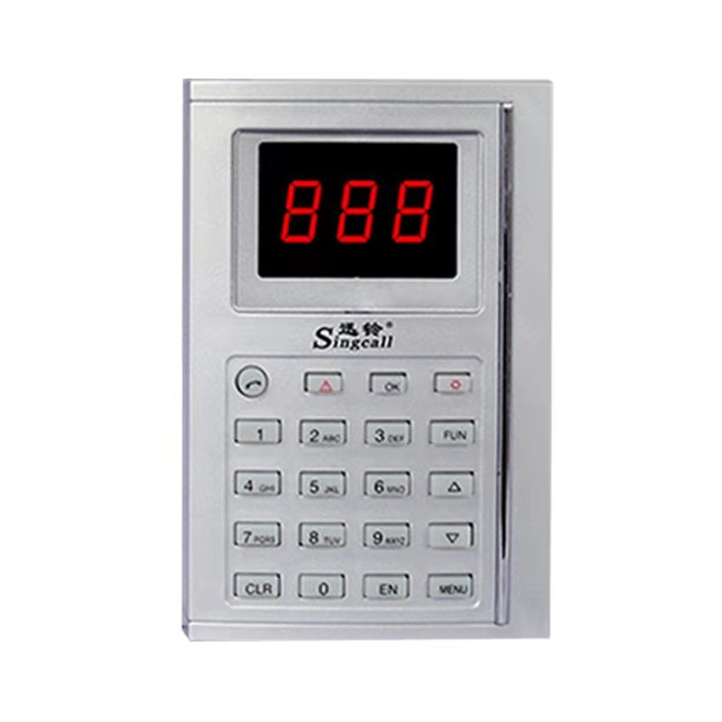 迅铃APE100无线取餐器取号键盘快餐小吃店银行医院排队电子叫号器