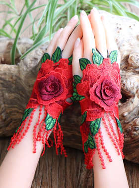 云南民族风镂空流苏手链