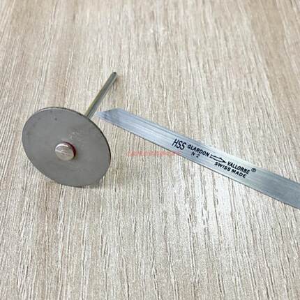 小号沙盘磨盘 磨铲刀雕刻刀改宝小磨盘砂碟沙飞碟直径24mm 2.35柄
