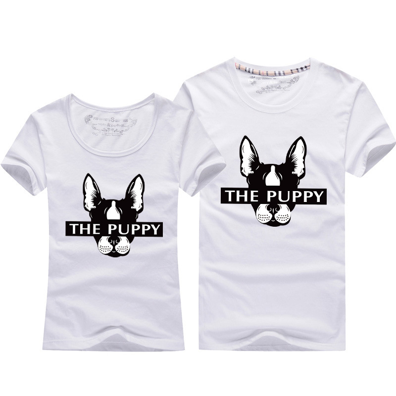 t-shirt couple lovers short sleeve shirts men women boy girl