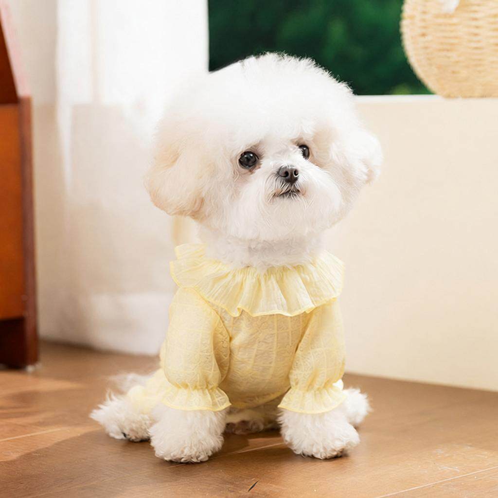 春夏薄款狗狗衣服四脚衣中小型犬