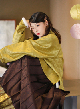 南山桂 | 王牌内搭！加绒汉服竖领衫秋冬保暖明制立领弓袋袖打底