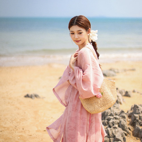 杉水集明制汉服圆领衫夏季