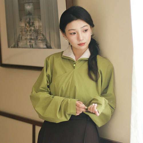 杉水集明制汉服翻领衫