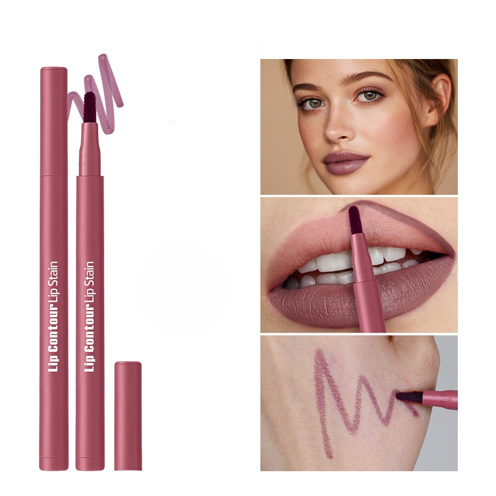 TK爆款~唇彩唇线笔Lip Contour Lip Stain持久显色口红液染唇液