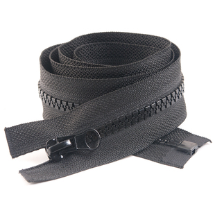 40CM-120CM单开5号树脂拉链儿童羽绒服棉衣运动服外套开尾拉锁