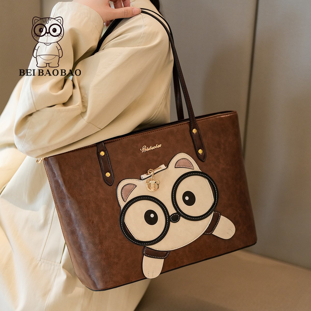 北包包新款韩版小众设计百搭气质单肩女包大学生校园托特包腋下包