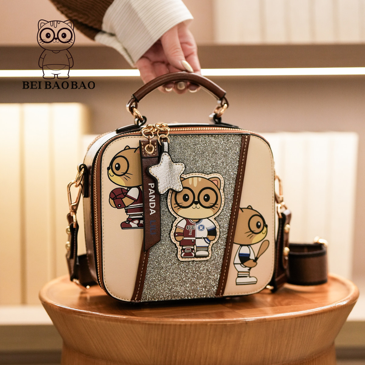 北包包新款潮时尚百搭手提小包包青春校园卡通设计女包单肩斜挎包,箱包皮具/热销女包/男包,通用款女包,淘宝优惠券,粉丝福利购,淘宝优惠卷