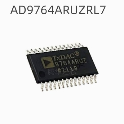 原装进口AD9764ARUZRL7丝印9764ARUZ TSSOP28 14位数模转换器芯片