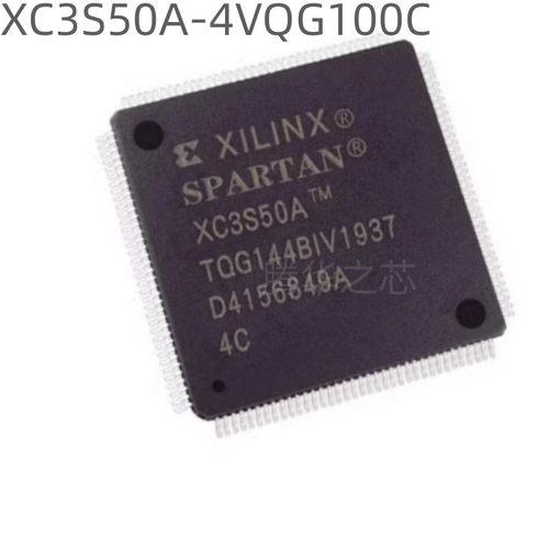 可编程逻辑器件全新 XC3S50A-4VQG100C 丝印 XC3S50A 封装QFP100