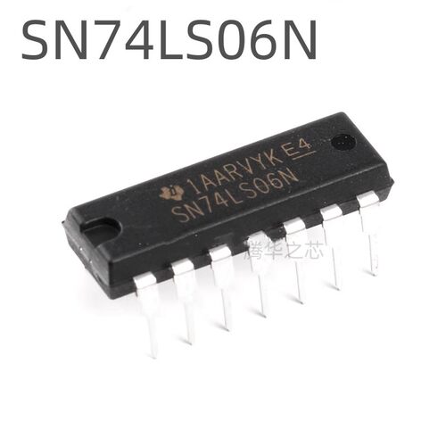 电容电阻配套 直插SN74LS06N 逻辑 - 栅极和逆变器/反相器 DIP-14