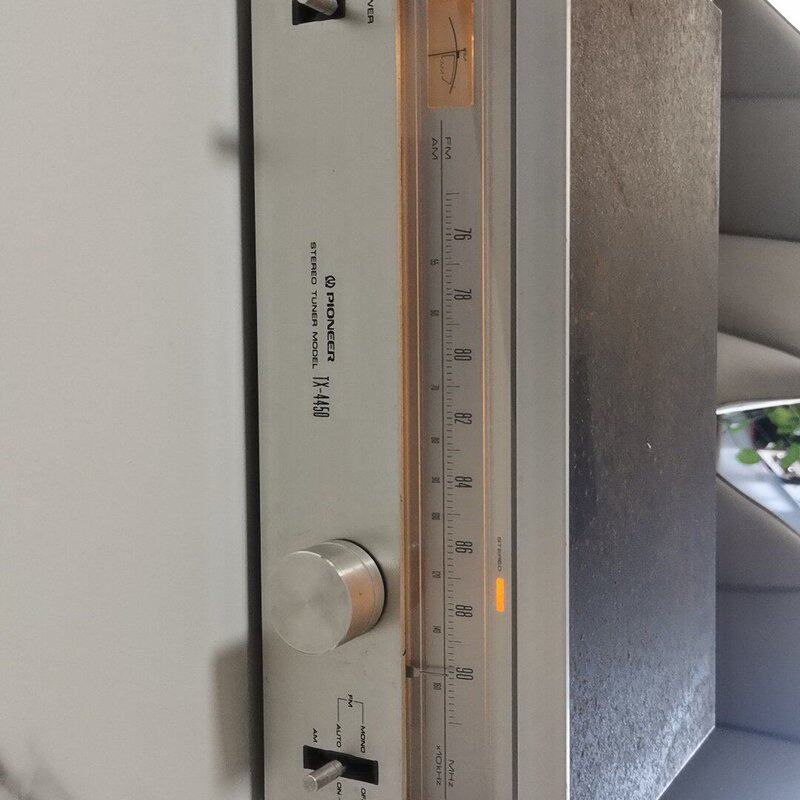 议价先锋收音头型号TX4450测试金属拉丝面板外可维修
