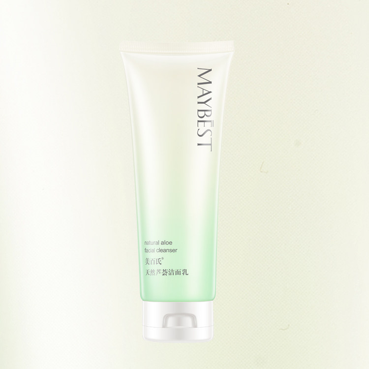 专柜正品美百氏天然芦荟洁面乳抗痘清爽补水保湿滋润温和洗面奶