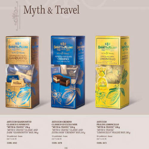 意大利进口 Baratti & Milano坚果牛奶黑巧克力什锦口味零食礼盒