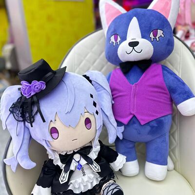 【原创正版】舞萌dx阿茜德acid属性fufu毛绒玩偶超萌棉花娃娃礼物