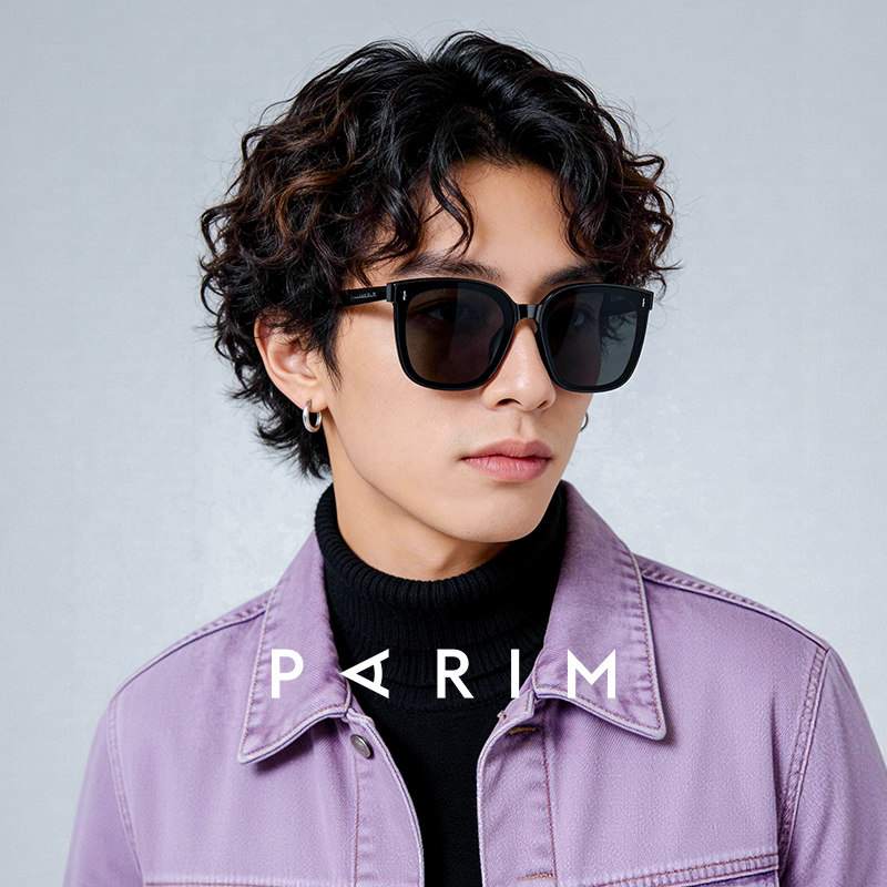 派丽蒙墨镜太阳眼镜男女士明星同款偏光黑色开车防紫外线可配近视