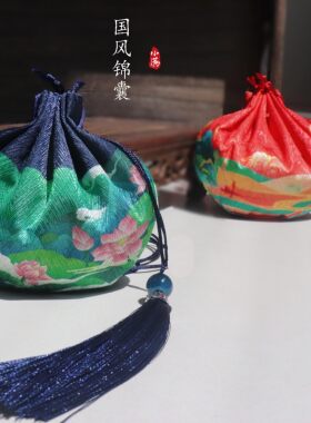 空香囊装中药端午节香包艾草防虫避疫中草药香袋挂件儿汉服随身