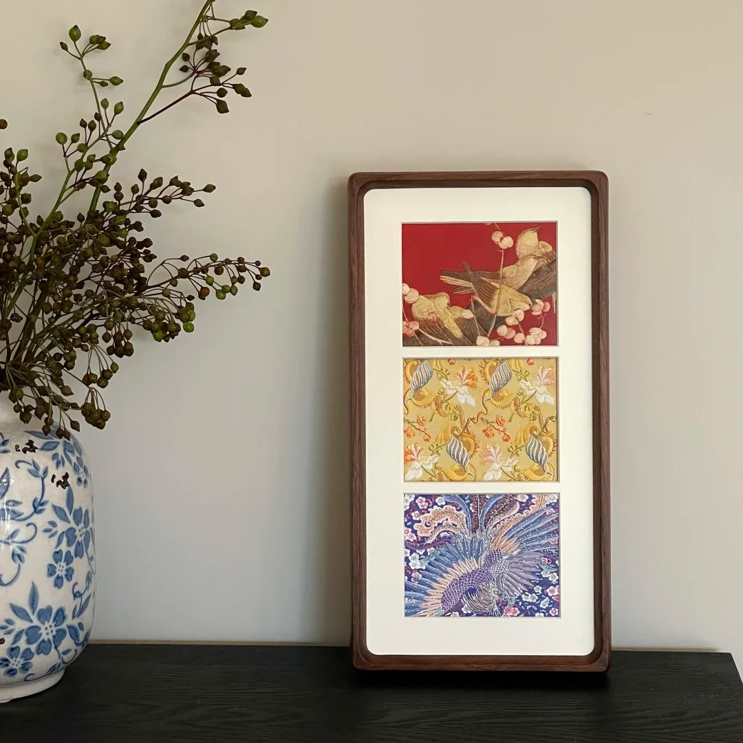 宋锦相框Collectart画框空框送闺蜜朋友生日礼物故宫礼物九宫格