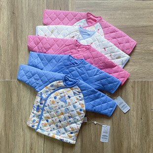 小米米新生儿宝宝秋冬保暖纯棉A类衍缝和袍宝宝冬天外套棉袄上衣