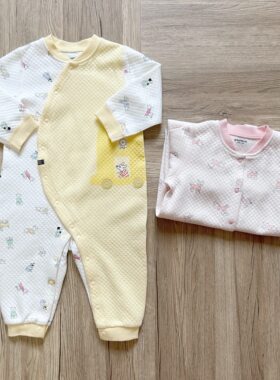 乐家歌瑞*秋冬宝宝纯棉A类三保暖夹丝连体衣儿童保暖爬服内衣