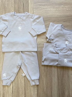 皮偌qiao家秋冬男女宝宝打底保暖套装秋衣秋裤婴儿内搭套装