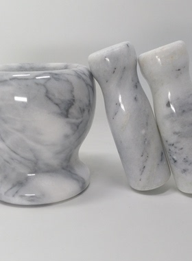 家用手动蒜臼子石臼捣蒜器研磨器捣药罐蒜蓉蒜泥压蒜天然石头蒜钵