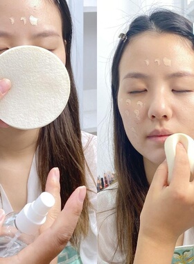 一次性粉扑影楼化妆师专用海绵扑涂粉底膏大圆扑舞台妆乳胶打底扑