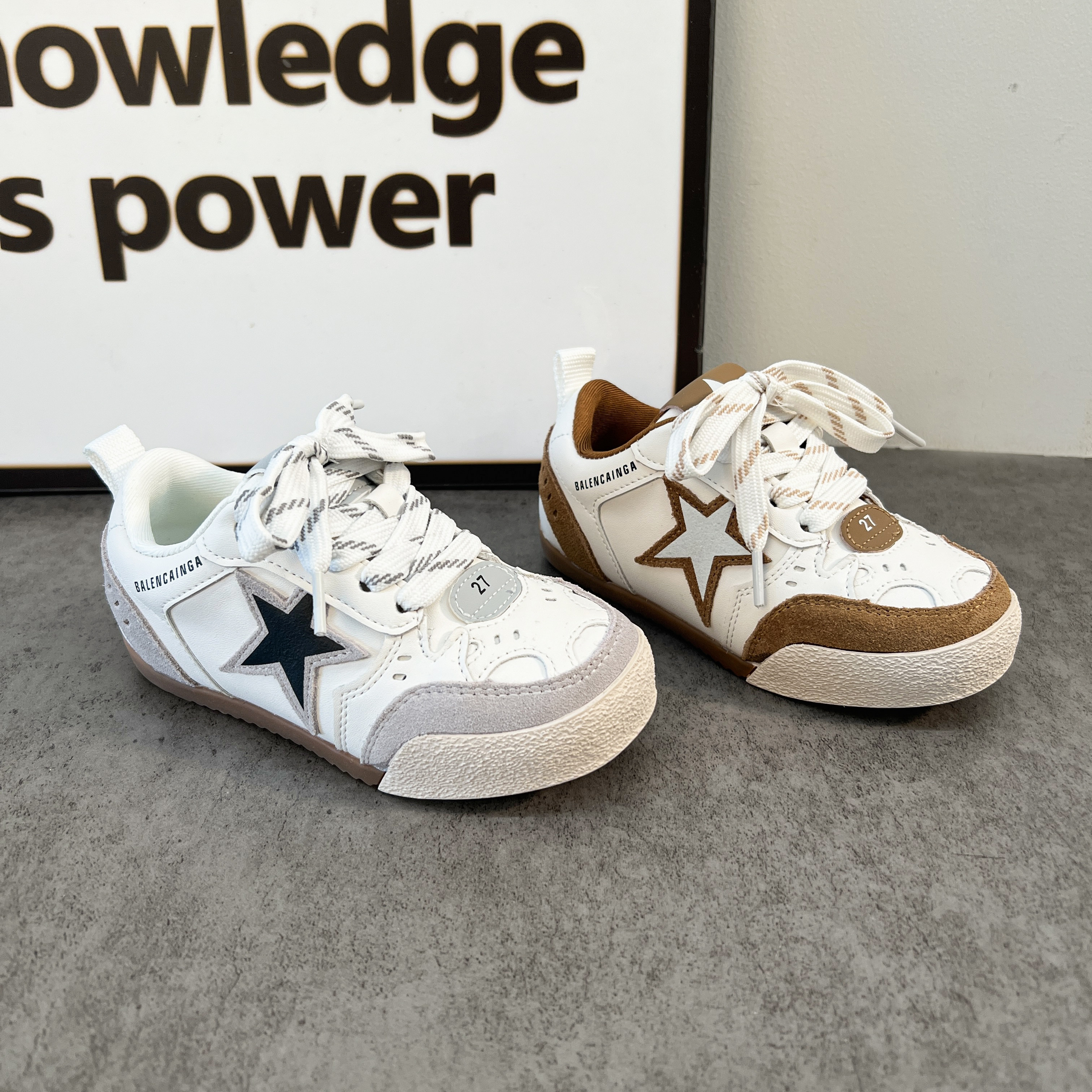 儿童星星运动鞋2026春季新款女童软底复古休闲鞋防滑男童百搭板鞋,童鞋/婴儿鞋/亲子鞋,板鞋,淘宝优惠券,粉丝福利购,淘宝优惠卷