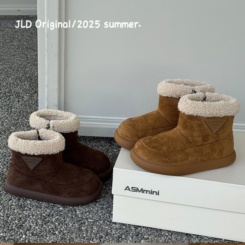 JLD金乐迪儿童加绒保暖雪地靴