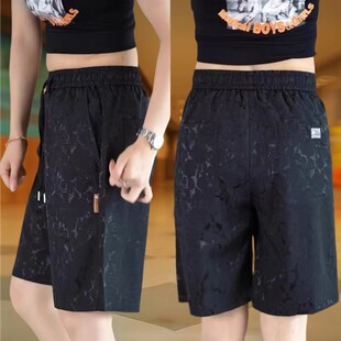女爆款 运动冰丝短裤 潮流直筒五分裤 宽松大码 清仓尾货夏季 短裤 薄款