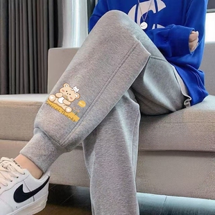 时尚 2026新款 潮流 外穿百搭束脚显瘦高腰休闲裤 女薄款 春夏季 运动裤