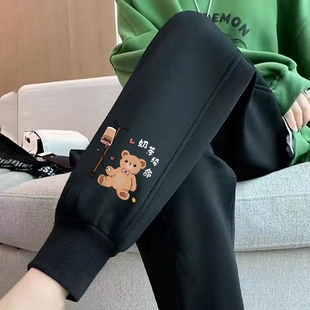 春秋季 子女款 爆款 时尚 运动裤 宽松百搭显瘦哈伦长裤 女士束脚休闲裤