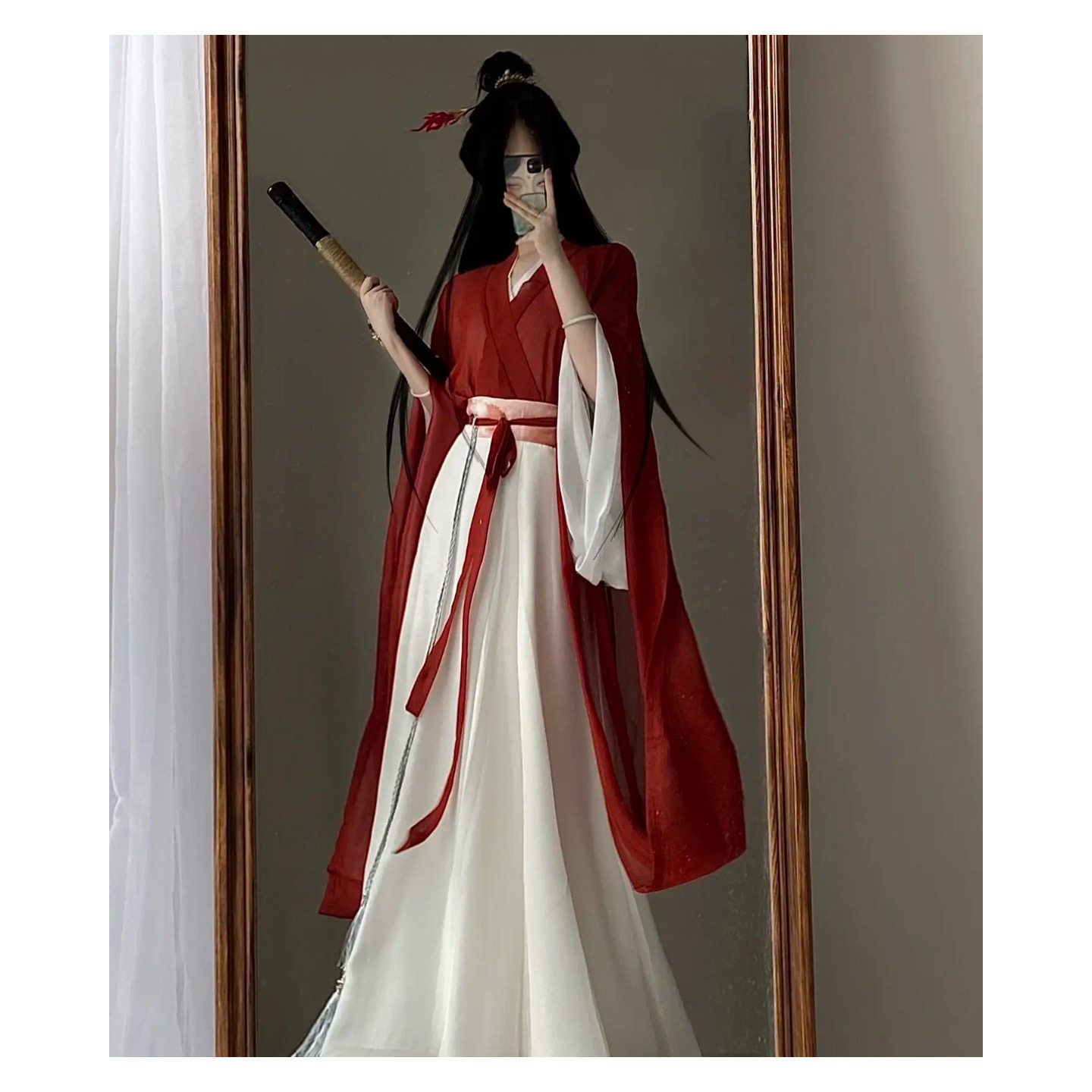 原创汉服女【不染】魏晋风交领大袖襦齐腰八破裙春秋战国袍款套装,女装/女士精品,汉服套装,淘宝优惠券,粉丝福利购,淘宝优惠卷