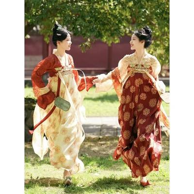 春夏季归雁复原风汉服套装