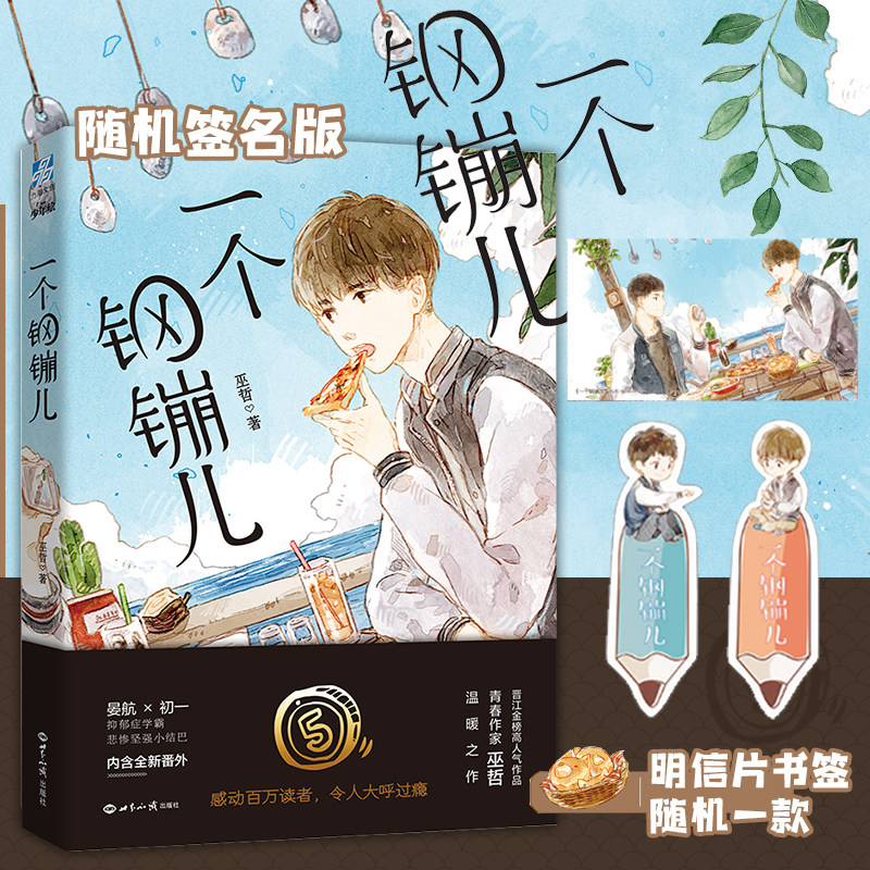 官方正版 一个钢镚儿 赠明信片或书签全新番外 晋江巫哲小说抑郁症