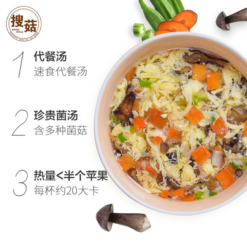 代餐汤低饱腹卡代餐粉粥早晚餐素食冲饮即食袋装食品速食营养
