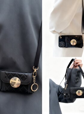 Turbo3适用Redmi小米15T手机壳14C红米K70K60K50K30K80Ultra镜子卡包Note14 13R 12R 10A零钱11T套9A背带12C