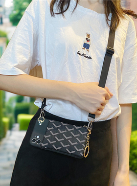 适用三星C55手机壳S23S22S21 FE零钱包S25S24Ultra斜挎卡包A36A26A35A34A33A32A13A71套S20S10S9S8挂绳A05A06