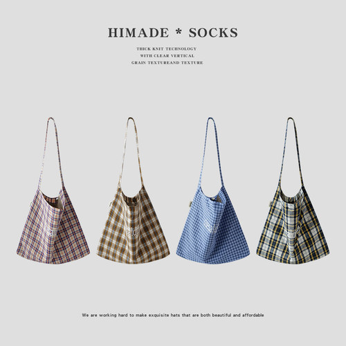 Himade韩系少女风帆布包女生夏