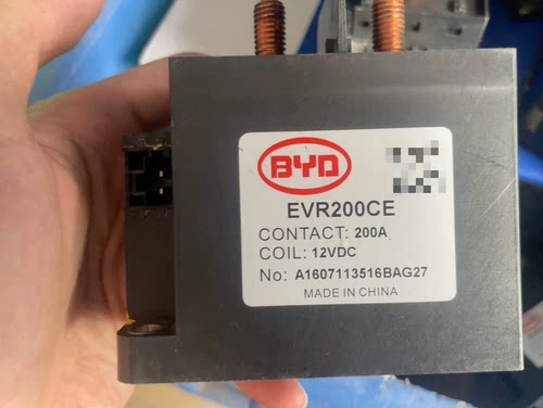 拆机比亚迪继电器EVR200CE 12V 200A