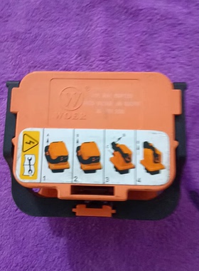 WOER品牌MINI MSDP1350维修开关，橙色外壳，适用于新能