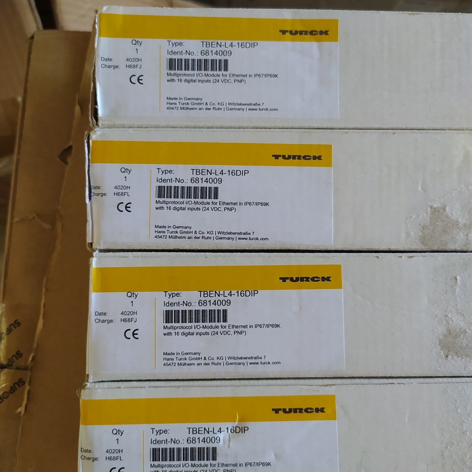 tben-l4-16dip图尔克模块 全新两个开封,两个没开