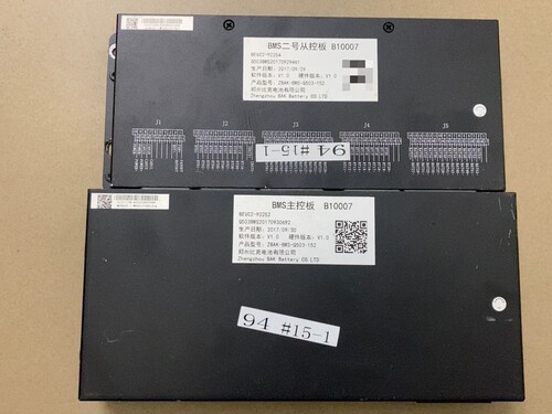 郑州大运比克电池BMS电池管理系统，主控板 一号从控板B10007 BEV