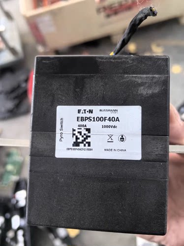 智能外激励熔断器 EATON燃爆器烟火开关，Pyro Sw 400A.1000vdc